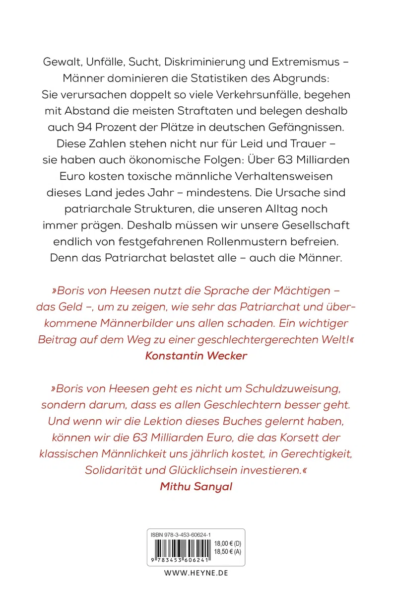 Was Männer kosten: Der hohe Preis des Patriarchats