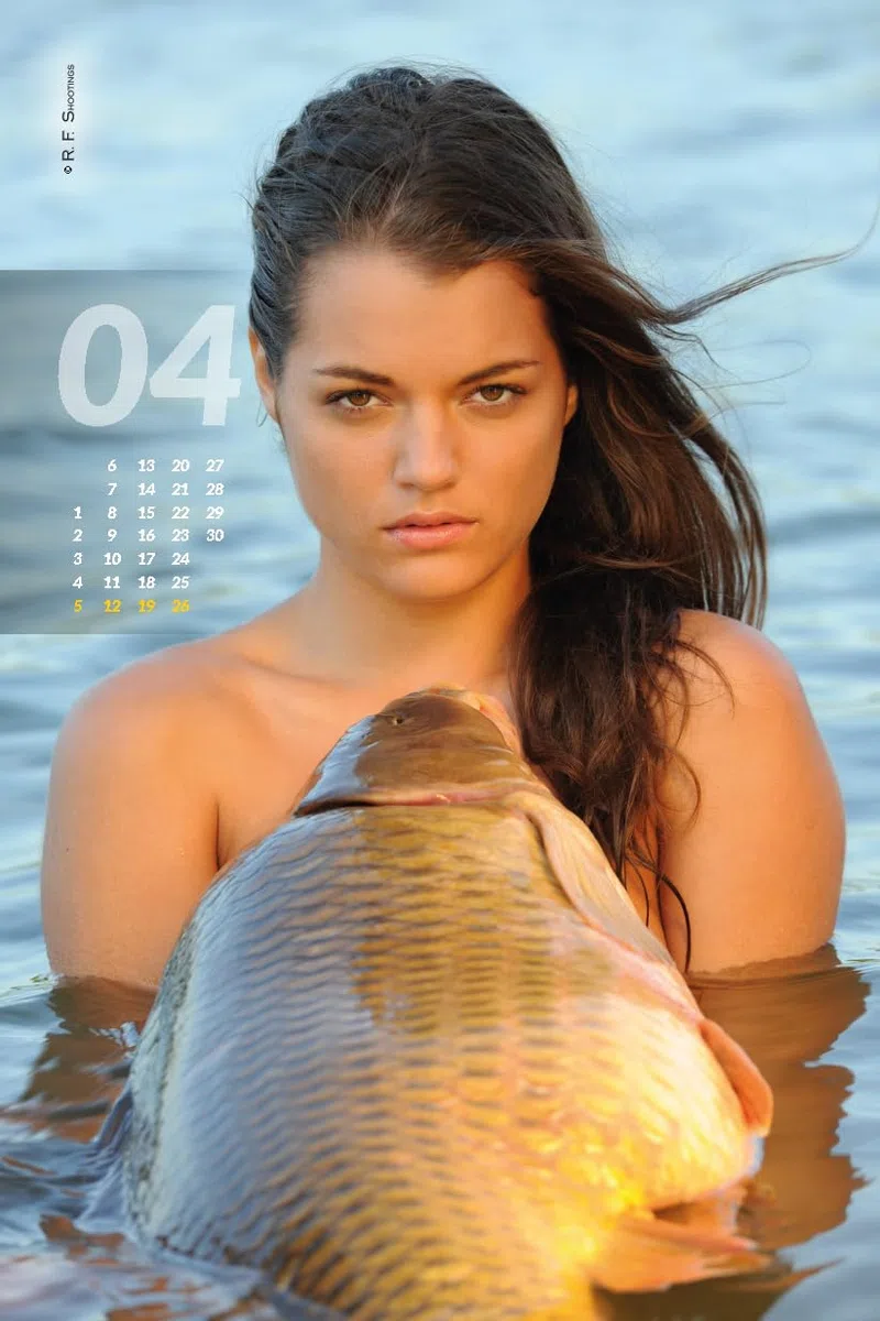 original Carponizer Karpfenkalender 2026 - Angelkalender - carp fishing calendar Wandkalender