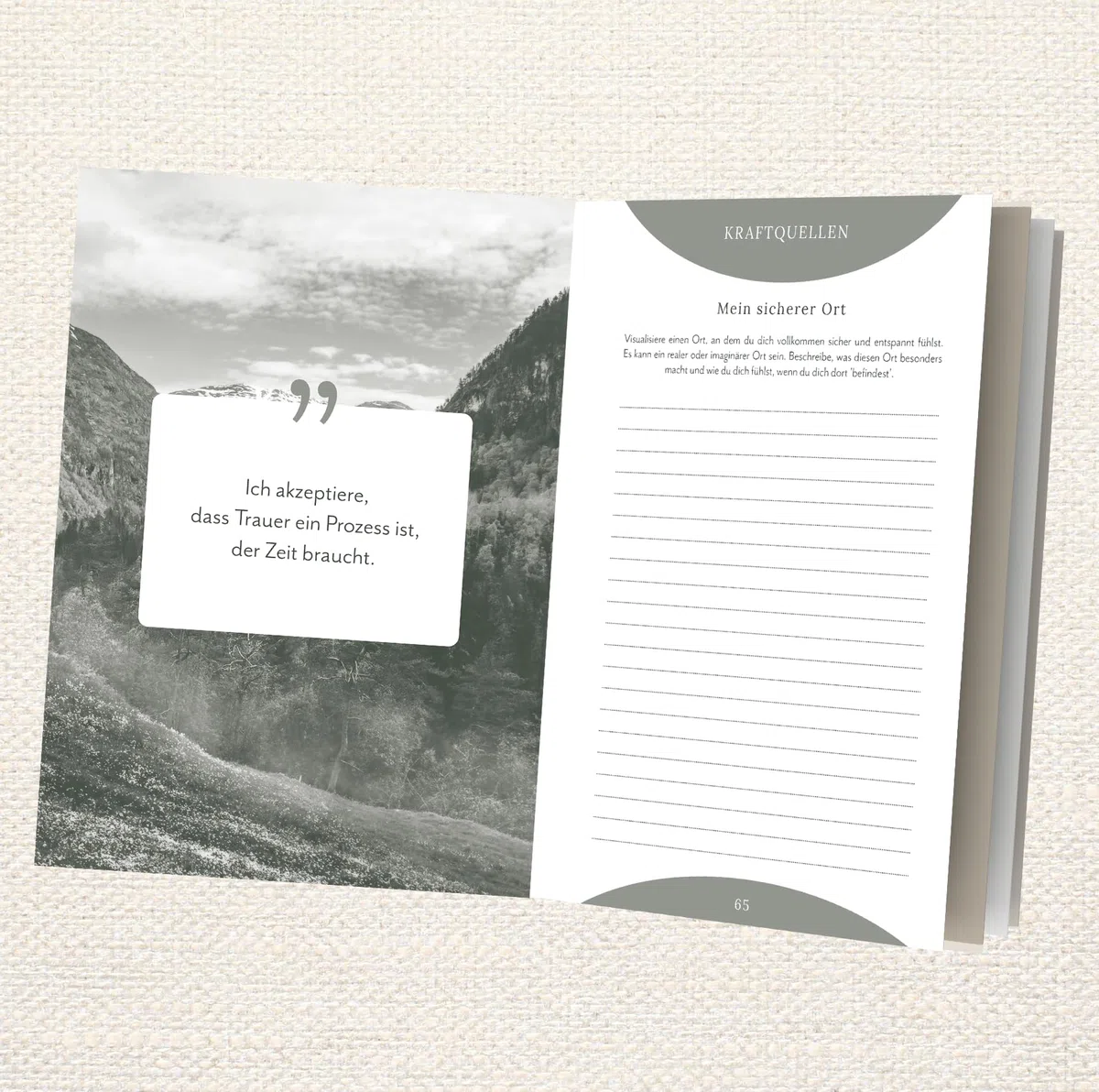 Trauerjournal: Ein Tagebuch zum Umgang mit Verlust