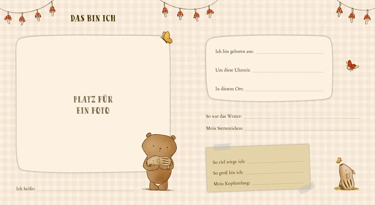 Mister O'Lui Babyalbum - Mein erstes Jahr: Das perfekte Geschenk zur Geburt