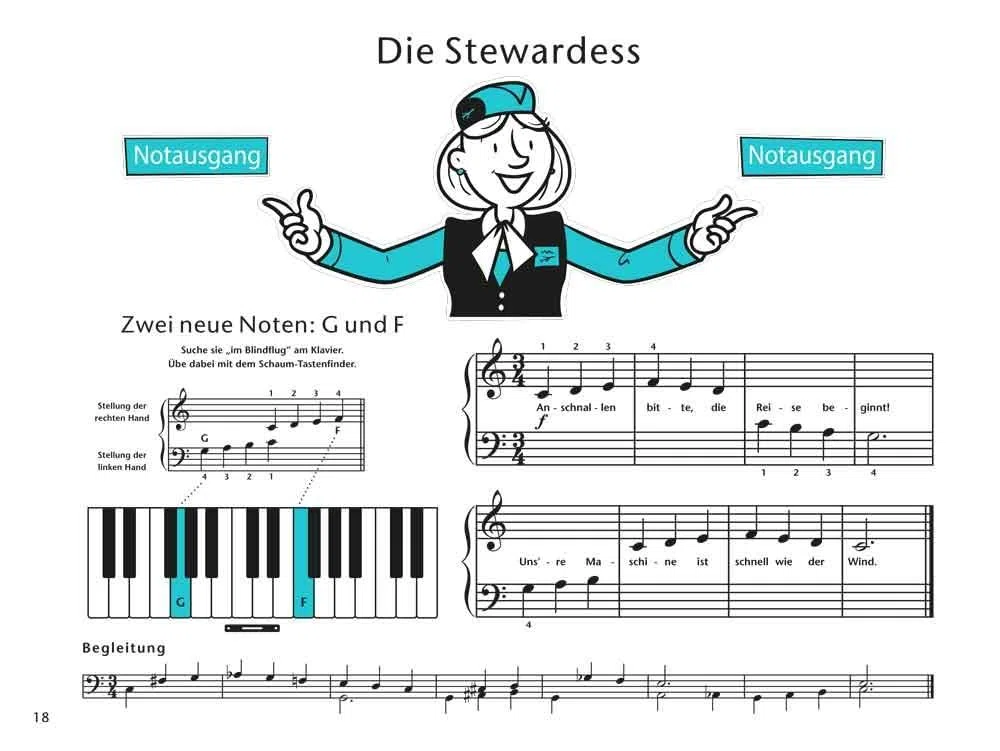 Wir musizieren am Klavier Band 1 | Klavierschule für Anfänger | Lehrmaterial für Kinder im Alter von 7-11 Jahren | Einführung in das Notenlesen und Duette | Überarbeitete Neuauflage