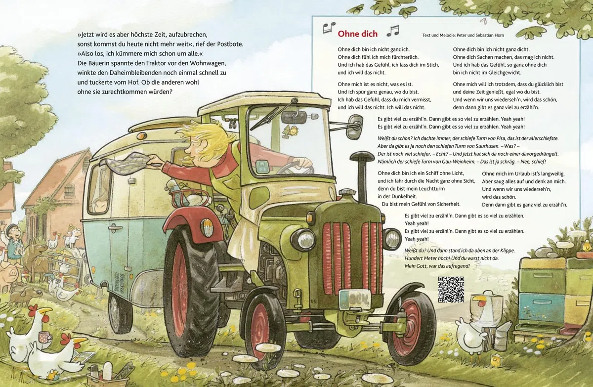 Lieselotte auf großer Fahrt: Ein Musikbilderbuch | Mit 6 Songs und Liedtexten im Buch - Bilderbuch für Kinder ab 4 (Bilderbücher von Kuh Lieselotte, Band 15)
