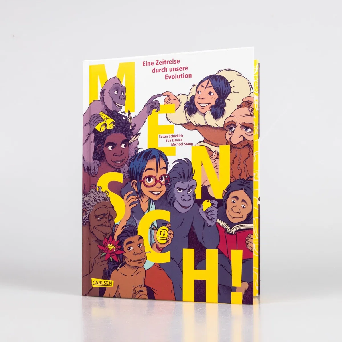 MENSCH!: Eine Zeitreise durch unsere Evolution | Comic-Sachbuch für Kinder ab 10 Jahren über die Geschichte der Menschheit