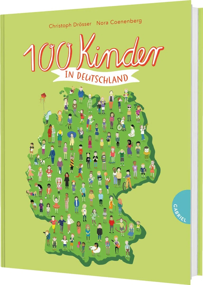 100 Kinder in Deutschland: Kindersachbuch ab 8 mit beeindruckenden Infografiken