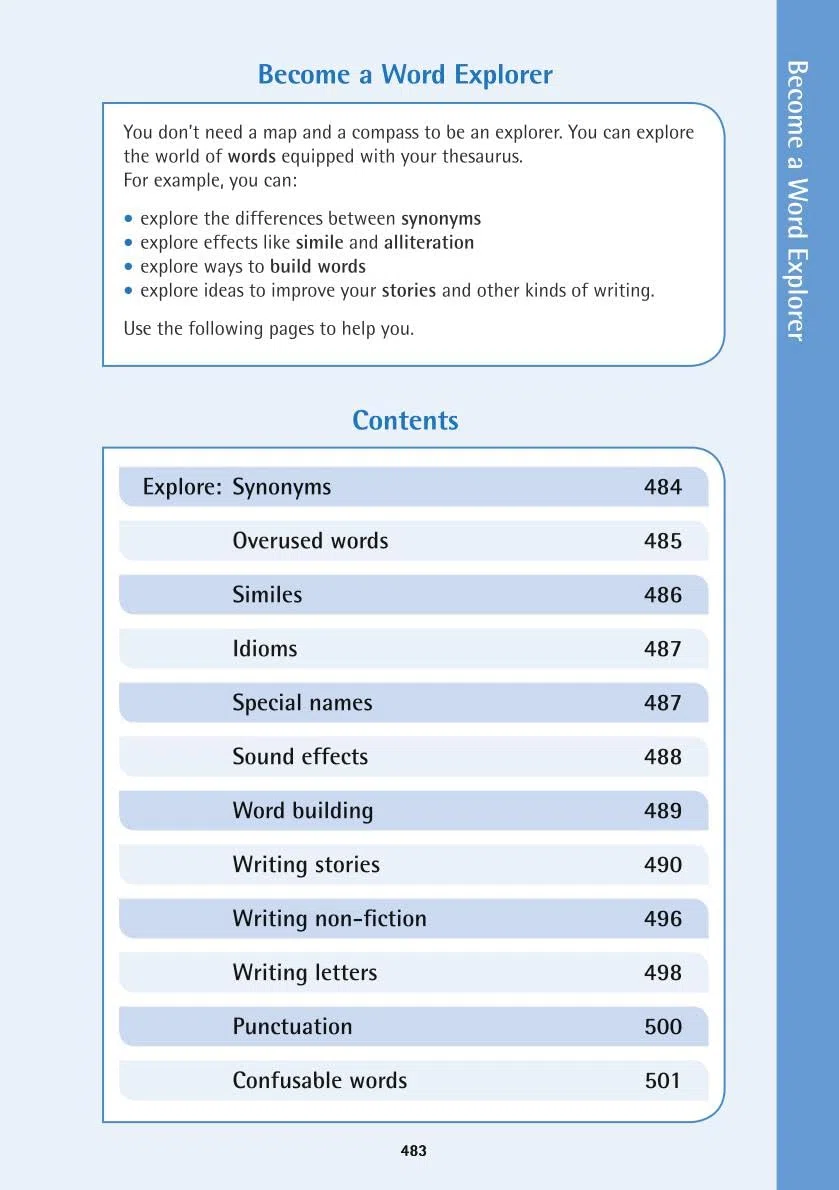 Oxford Primary Thesaurus: English thesaurus for children age 8+ (KS2) - Expand vocabulary and improve creative writing