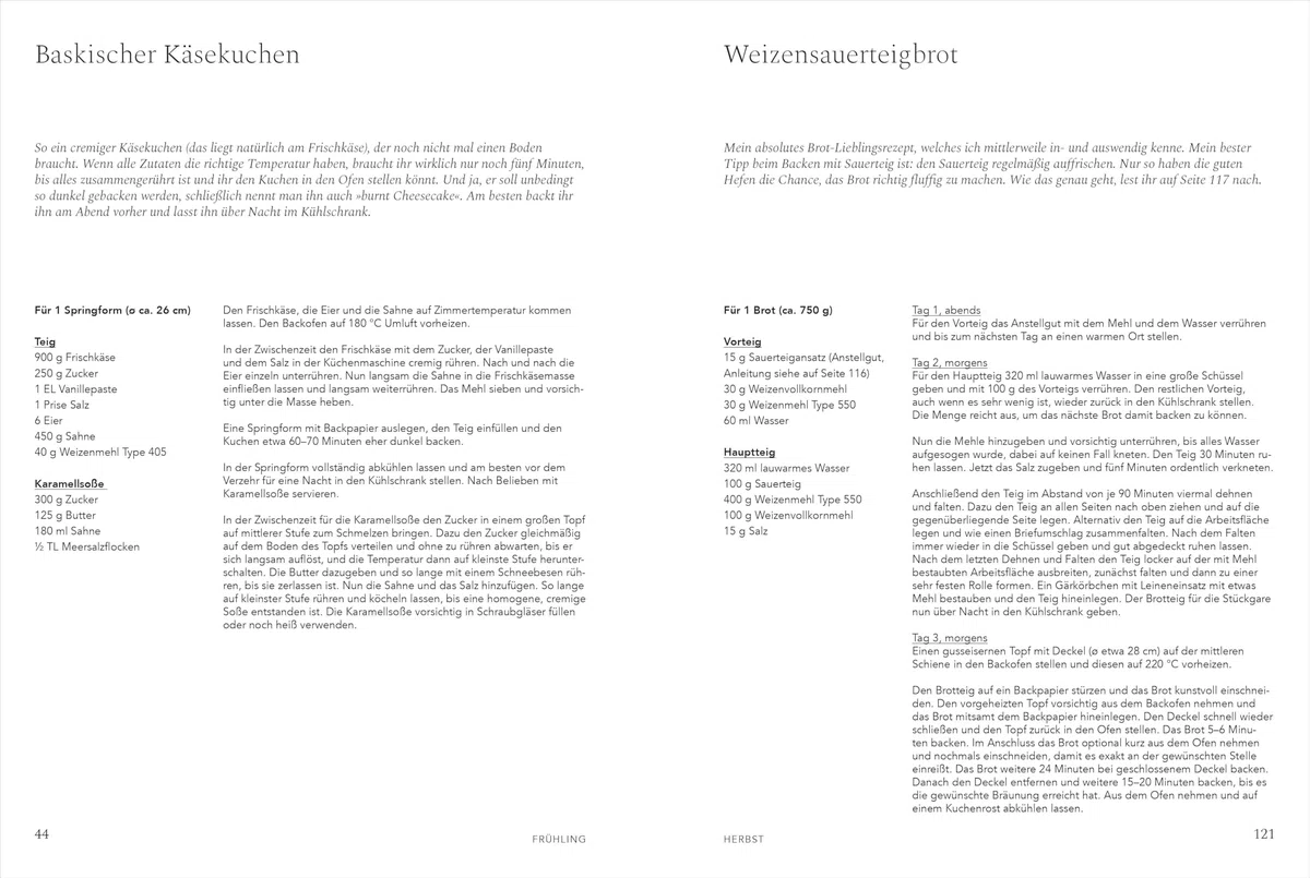 Backbuch/DIY Buch – Salzig & Süß: Köstliche Backrezepte und DIYs für ein ganzes Jahr. Süße & herzhafte Backideen für Frühling, Sommer, Herbst & Winter