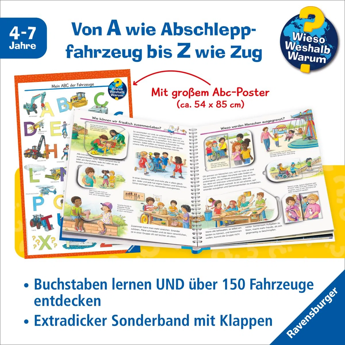 Wieso? Weshalb? Warum? Sonderband - Mein ABC der Fahrzeuge (Sachbuch ab 4 Jahre - mit Klappen)