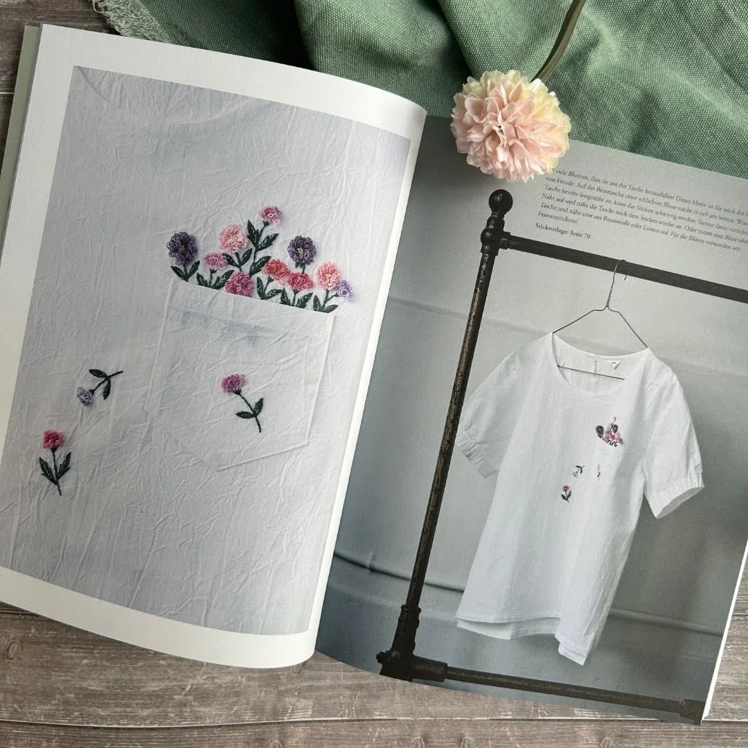 Kunstvoll sticken: Besondere Motive inspiriert von Pflanzen, Tieren und Geschichten. Stickbilder & Motive für 3D-Stickerei. Stickvorlagen für Tiere, Sterne, Pflanzen, Schneeflocken & Co. im 3D-Look.