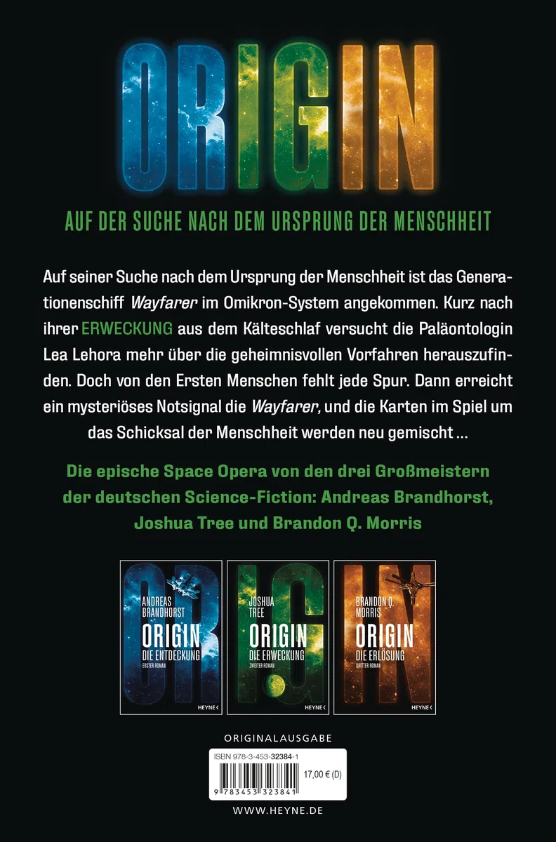 Origin – Die Erweckung: Die Origin-Trilogie Band 2. Roman