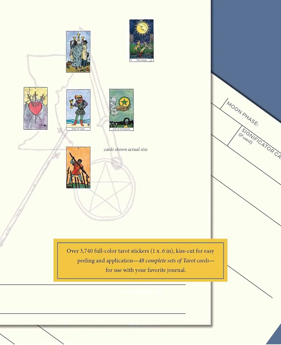 The Weiser Tarot Card Sticker Book: Includes Over 2,500 Stickers (32 Complete Sets of All 78 Tarot Cards)-Perfect for Tarot Journaling (The Weiser Tarot Collection)