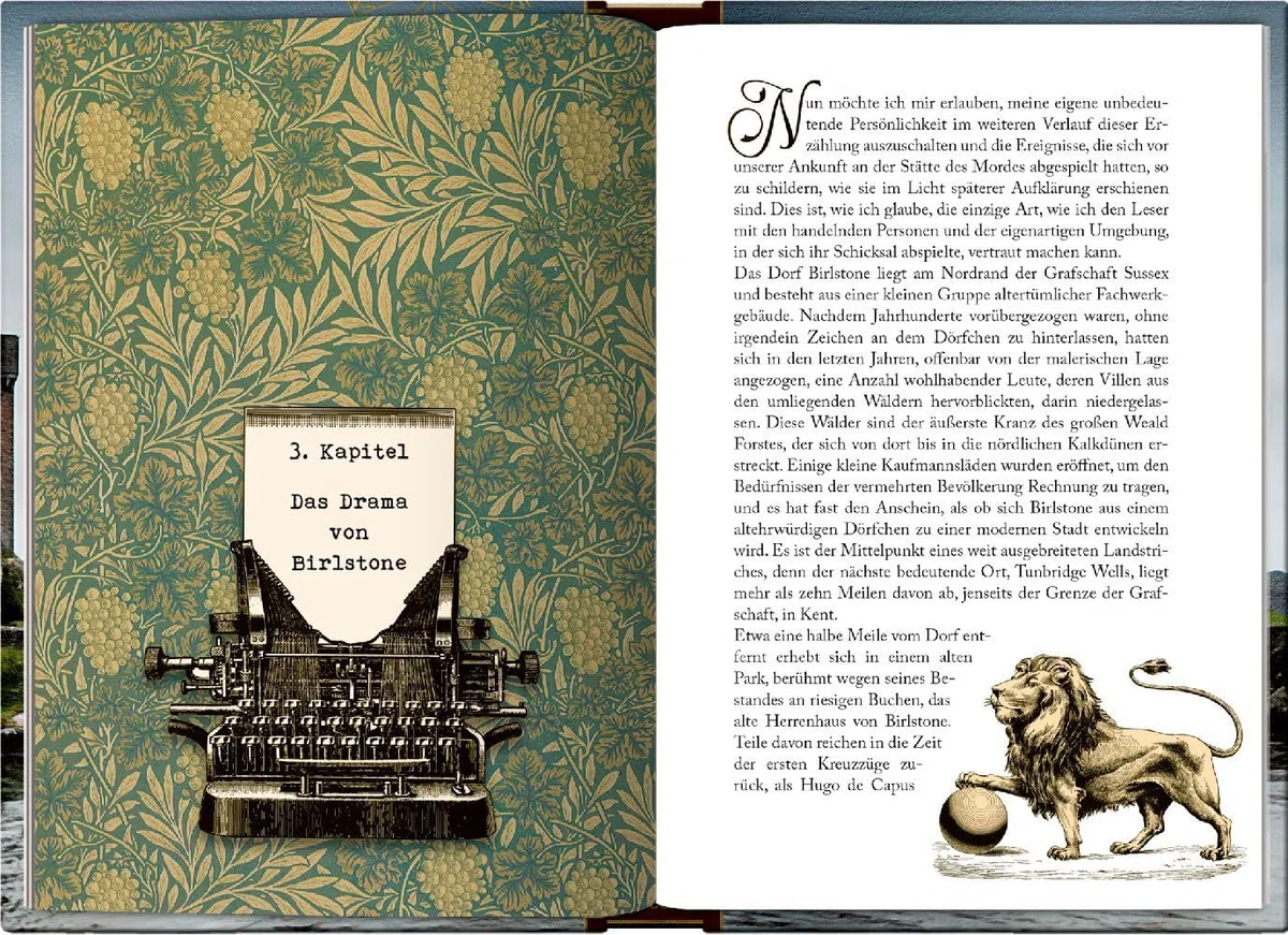 Sherlock Holmes Bd. 6: Das Tal der Angst: Krimi-Klassiker mit 11 aufwendig gestalteten Extras. Durchgehend illustriert, mit Leseband (Kleine Schmuckausgabe, 6, Band 6)