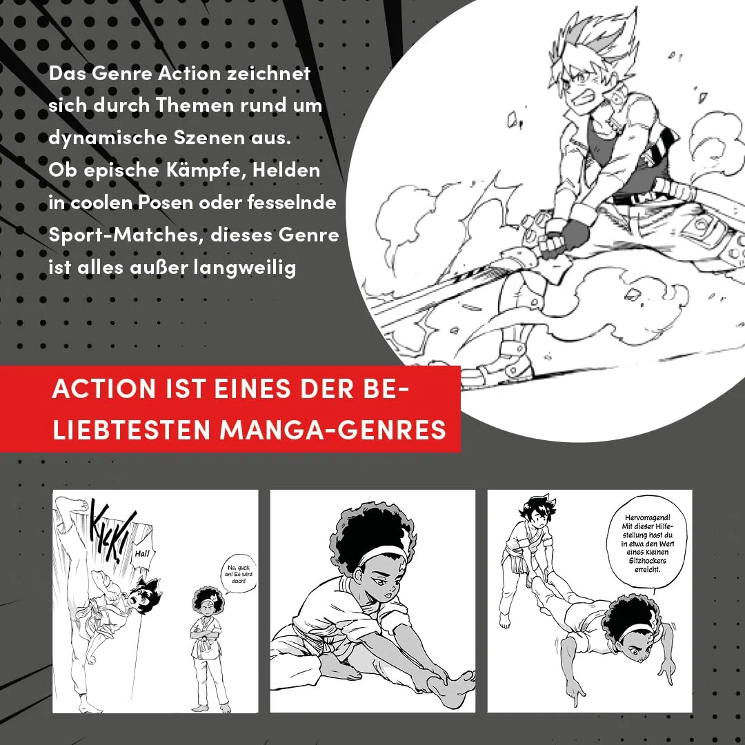 Action Manga zeichnen: Manga-Art – Die Zeichenschule für Manga-Genres