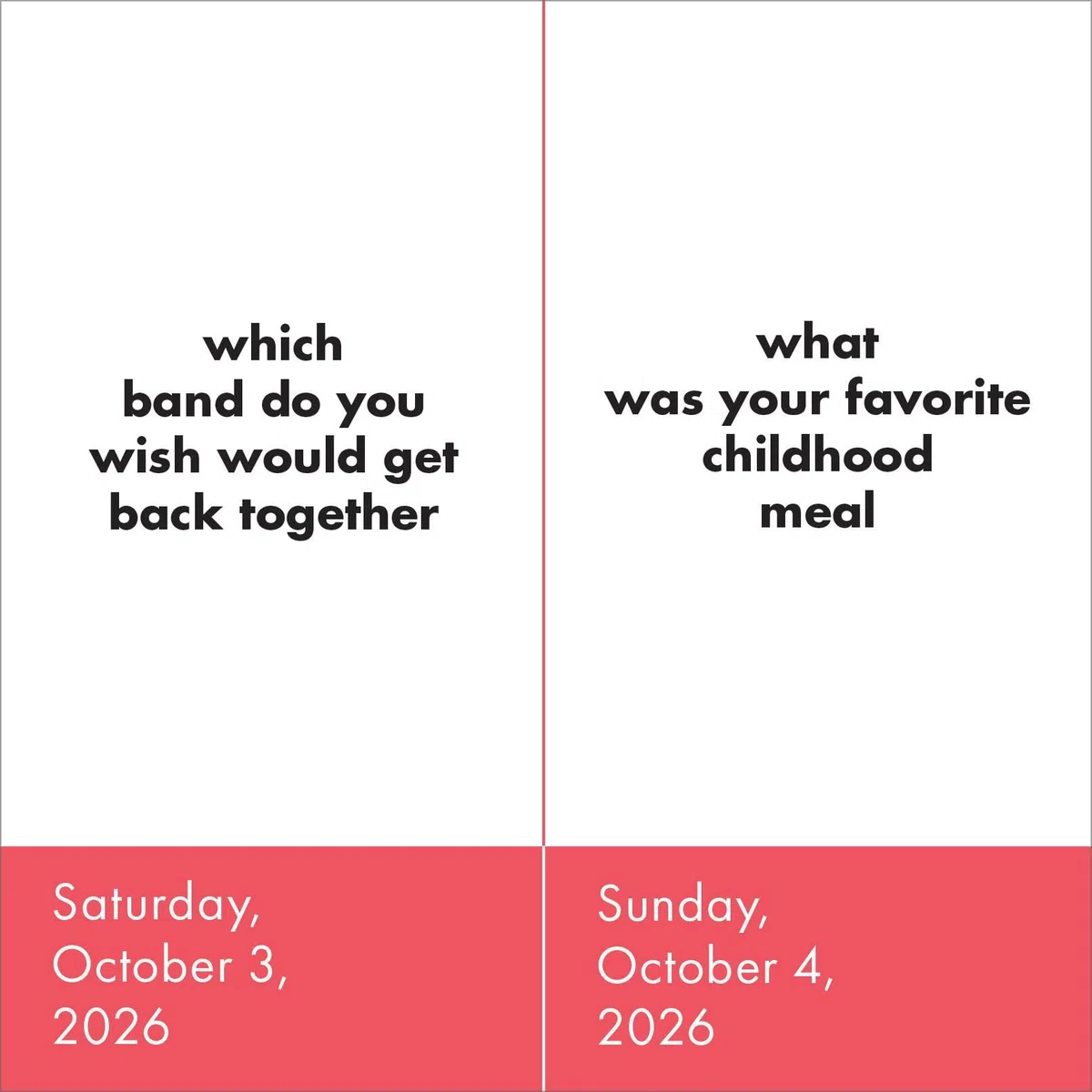 TableTopics® Question-A-Day Page-A-Day® Calendar 2026: A Year of Great Conversation Starters