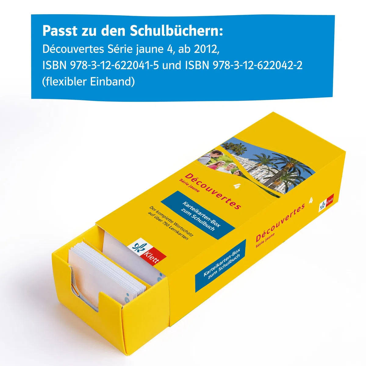 Découvertes Série Jaune 4 - Vokabel-Lernbox zum Schulbuch: Französisch passend zum Lehrwerk üben (Découvertes. Série jaune (ab Klasse 6). Ausgabe ab 2012)