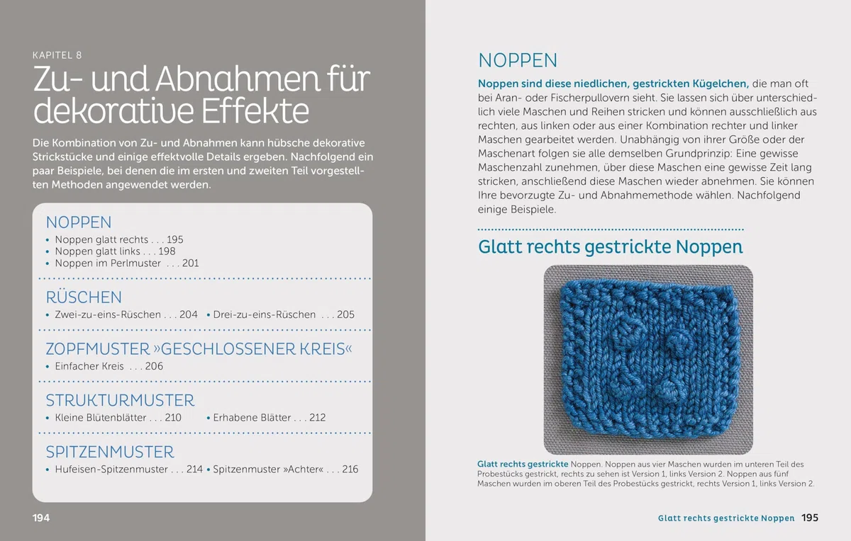 Abnehmen und Zunehmen: Geben Sie Ihren Strick-Projekten die perfekte Form