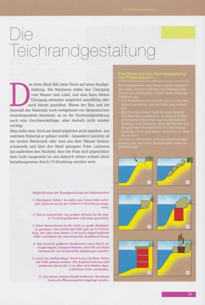 Repräsentative Gartenteiche und Wassergärten (Bücher für Teich und Garten)
