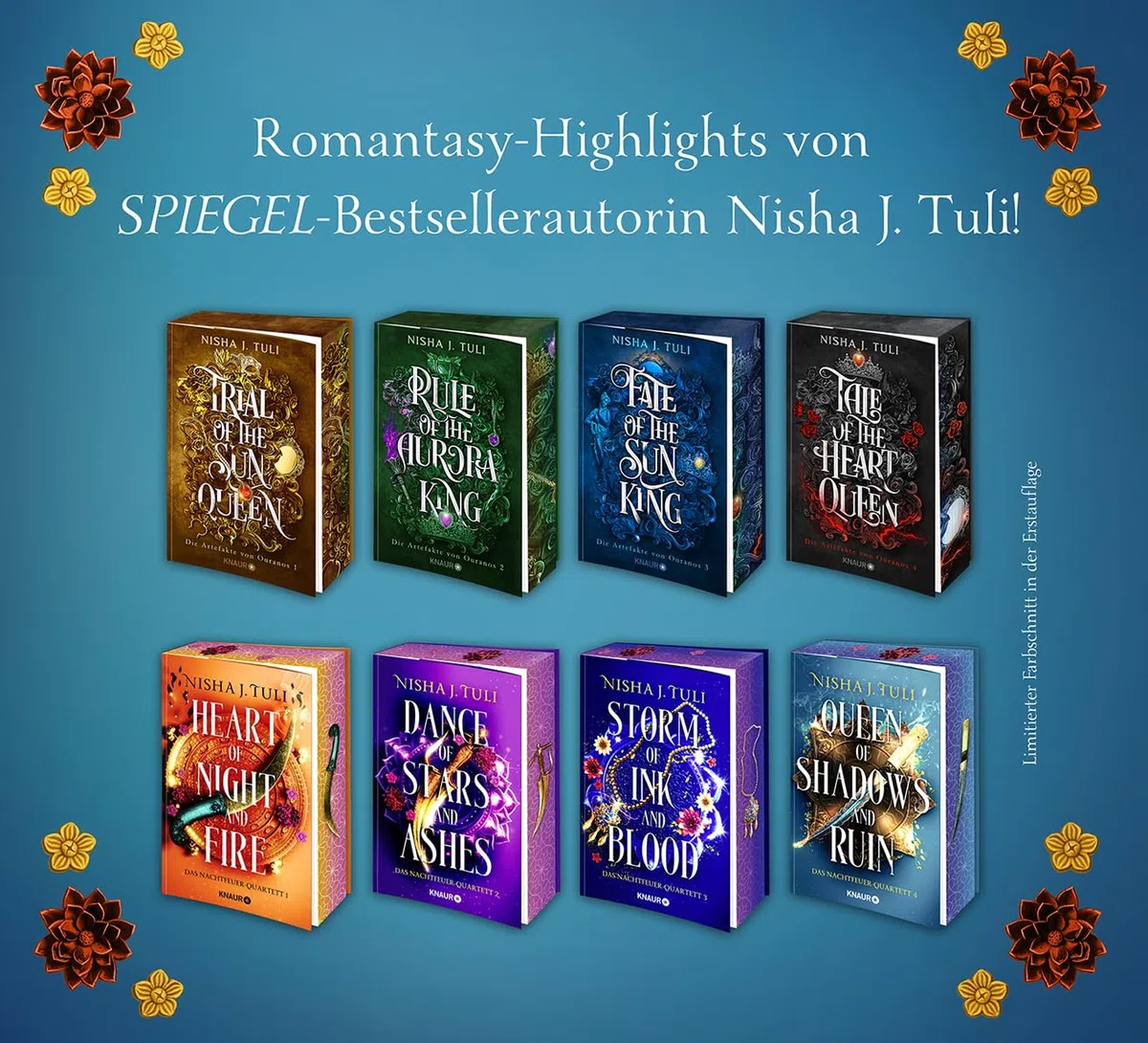 Queen of Shadows and Ruin: Das Nachtfeuer-Quartett 4 | Limitierte Auflage mit Farbschnitt | Spicy Fantasy Romance von der Nr. 1 SPIEGEL-Bestsellerautorin